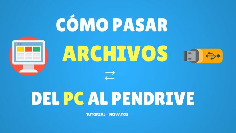 Como pasar un archivo al pendrive