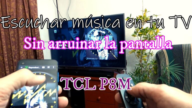 Como poner musica en la tele