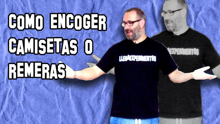 Como encoger una camiseta