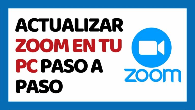 Como actualizar zoom en pc