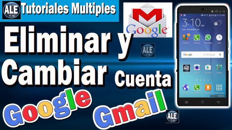 Como eliminar cuenta gmail en otro dispositivo