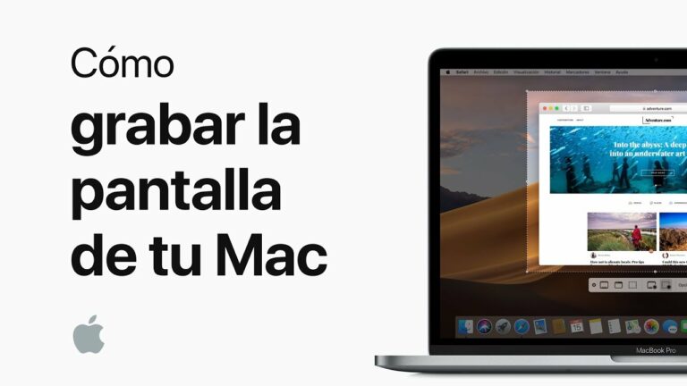 Como hacer grabaciones de pantalla en mac