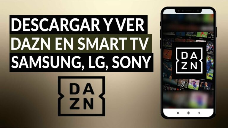 Como conectar dazn a la tv