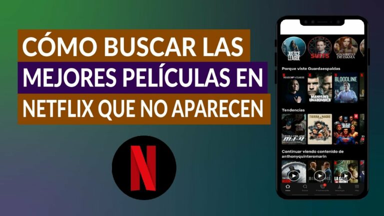 Como buscar peliculas en netflix