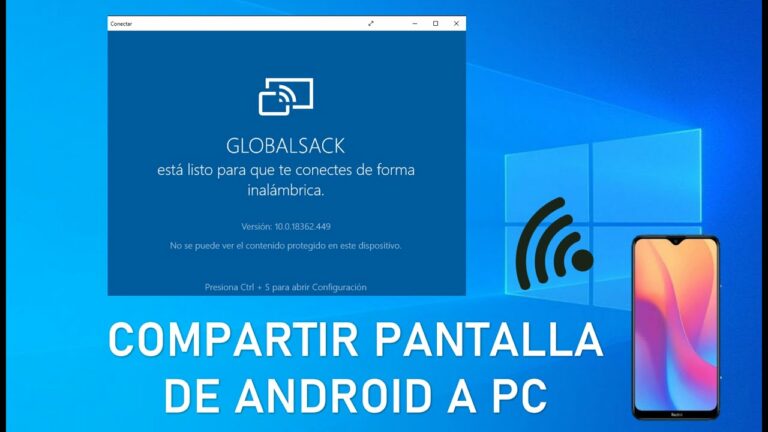 Como enviar la pantalla del movil al pc