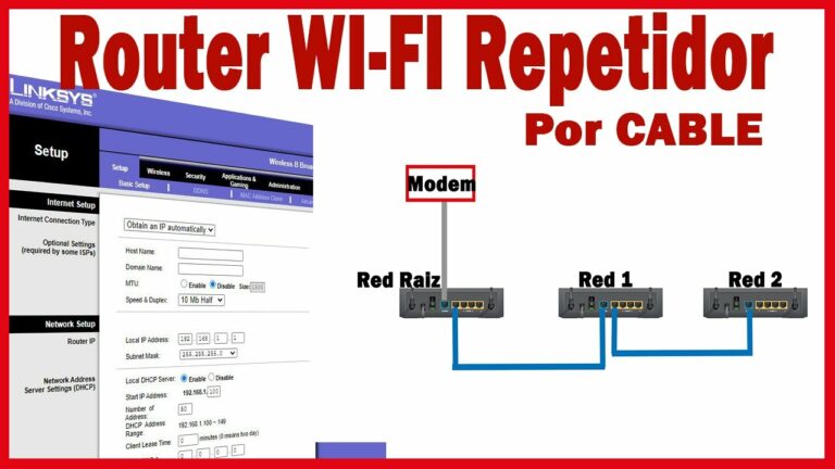 Configurar un router como repetidor con cable