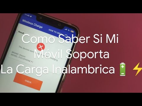 Como saber si mi movil tiene carga inalambrica