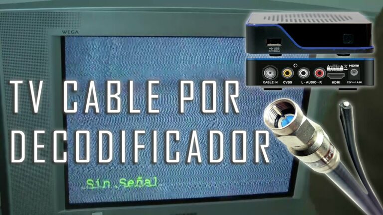 Como se conecta un decodificador a la tv