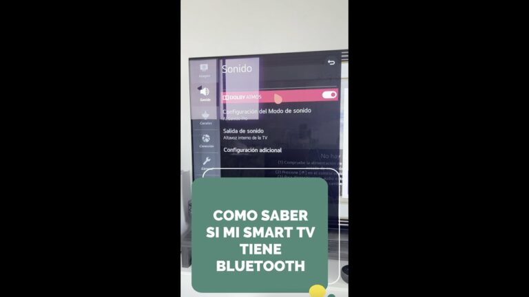 Como saber si mi tele tiene bluetooth