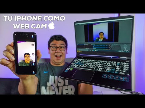 Como usar el iphone como camara web