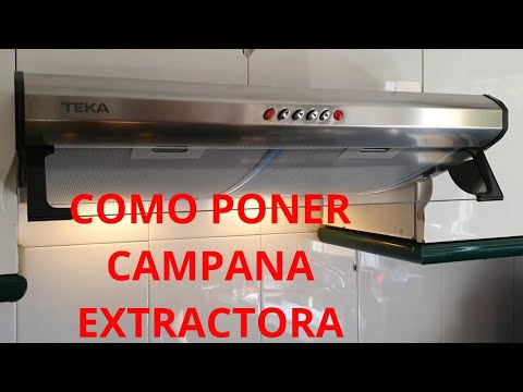 Como poner una campana de cocina