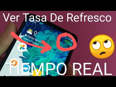 Como ver la tasa de refresco de mi celular