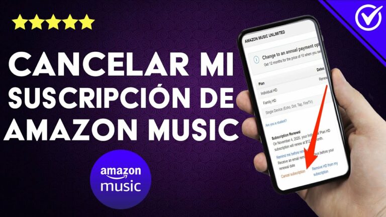 Como cancelar suscripcion amazon music unlimited