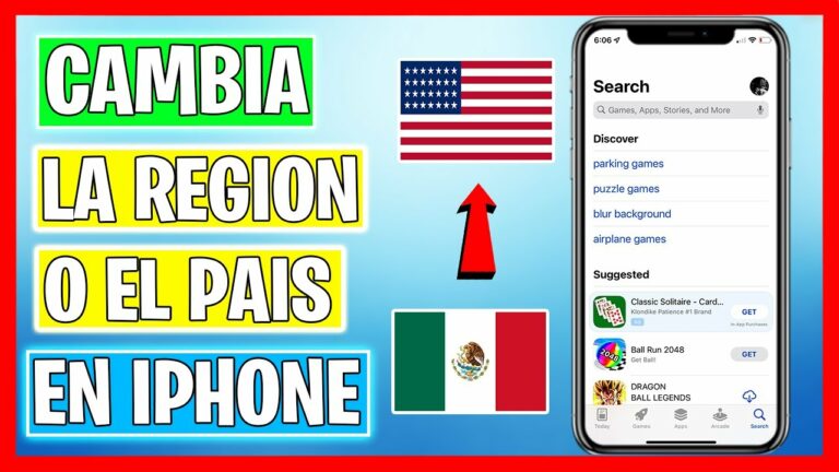 Como cambiar el pais o region de mi iphone