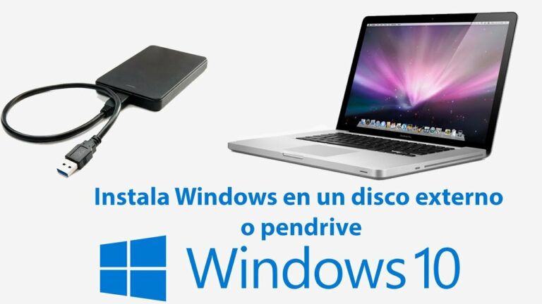 Como instalar windows en un disco duro externo mac