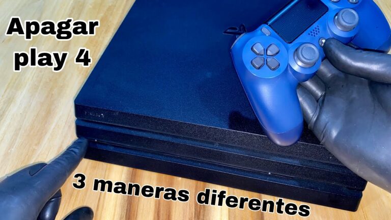 Como apagar la play 4 con el mando