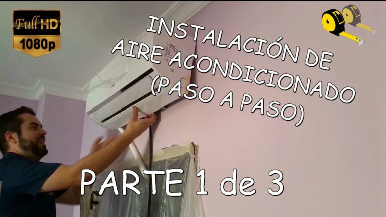 Como colocar un aire acondicionado