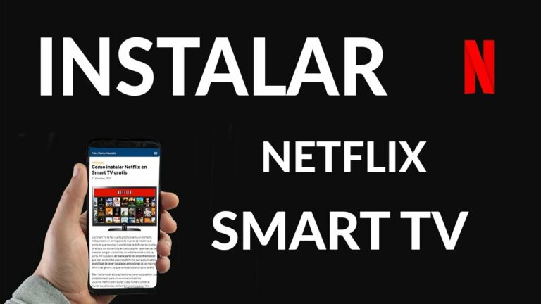 Como instalar netflix en la tele