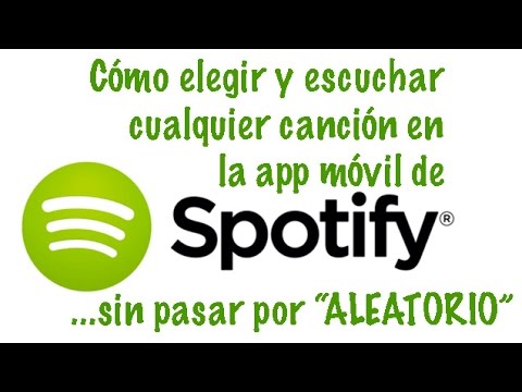 Como escuchar una cancion en spotify