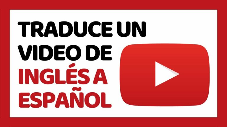 Como traducir video de youtube de ingles a español