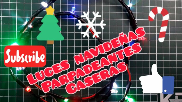 Como hacer intermitentes las luces de navidad