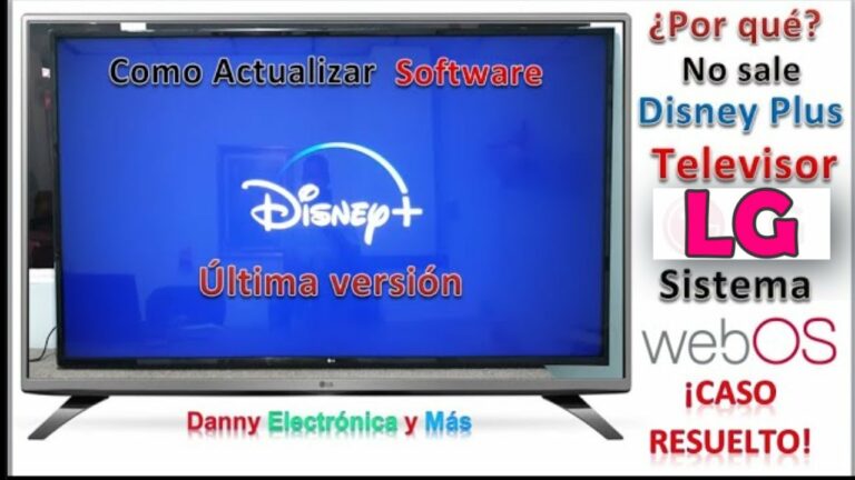 Como instalar disney plus en tv lg antiguo