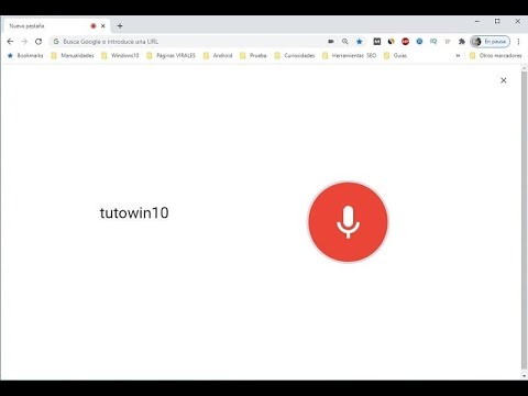 Como activar la busqueda por voz en google chrome pc
