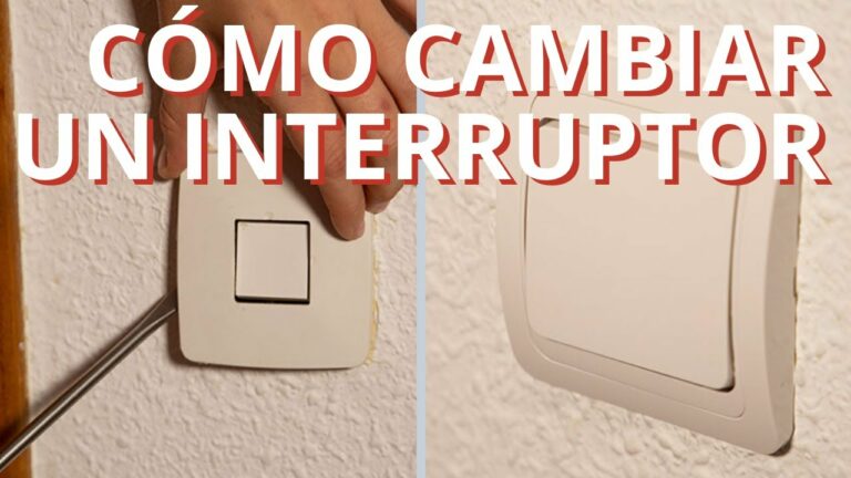 Como cambiar un interruptor antiguo por uno nuevo