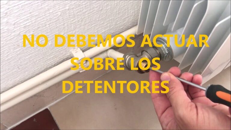 Como cerrar un radiador sin llave de paso