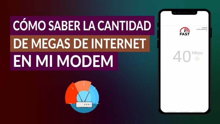 Como saber cuantos megas tengo en el router