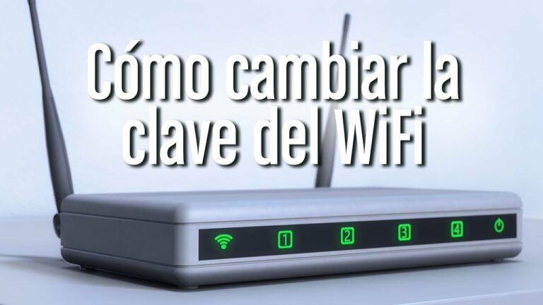 Como cambiar clave wifi