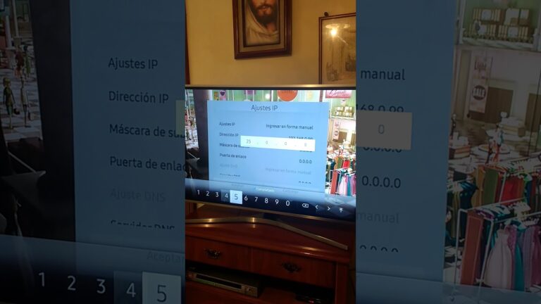 Como saber la ip de tv samsung