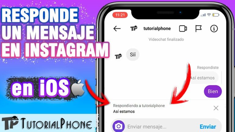 Como responder un mensaje en instagram en iphone