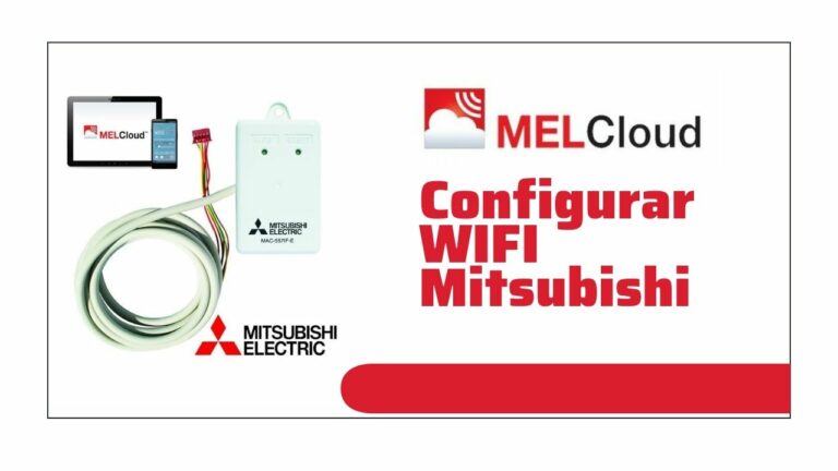 Como conectar wifi aire acondicionado mitsubishi