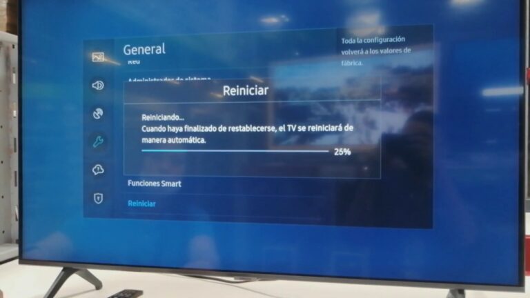 Como reiniciar una app en smart tv samsung