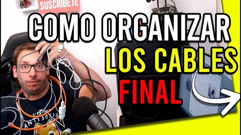 Como ordenar cables escritorio