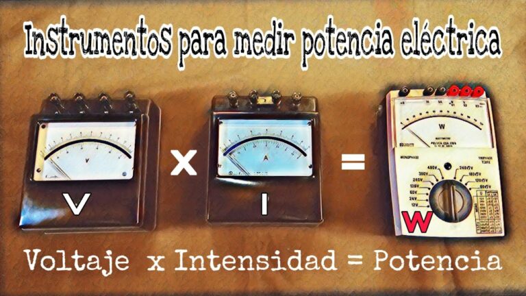 Como se mide la potencia electrica