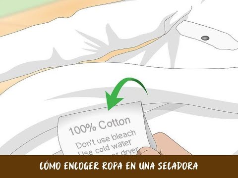 Como encoger ropa sin secadora