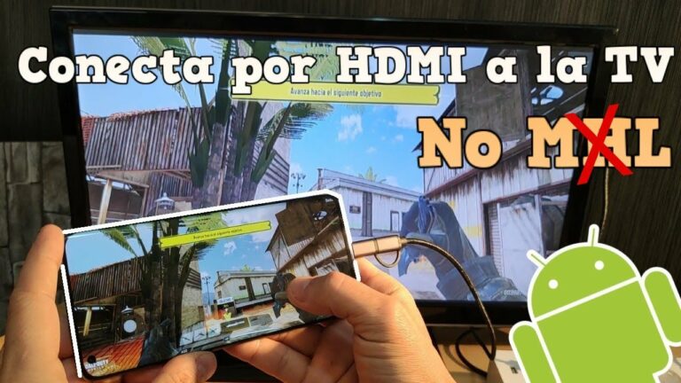 Como ver el movil en la tele con cable hdmi