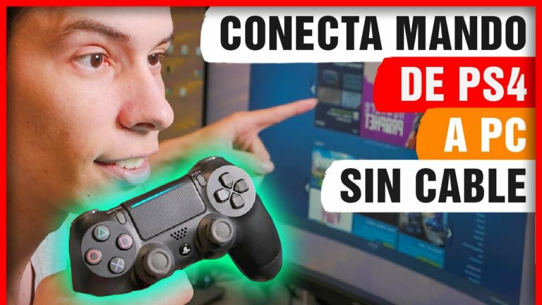 Como conectar mando ps4 a pc por bluetooth