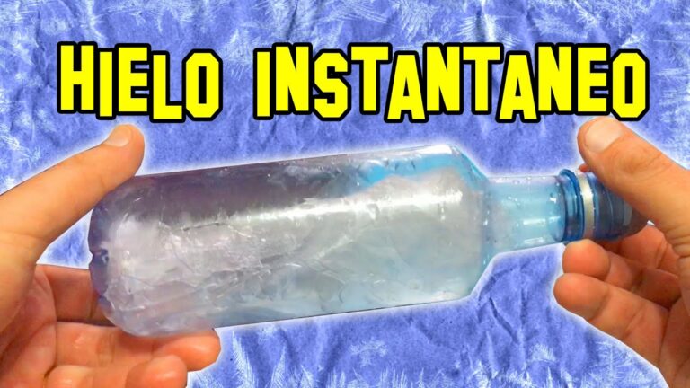 Como hacer hielo rapido