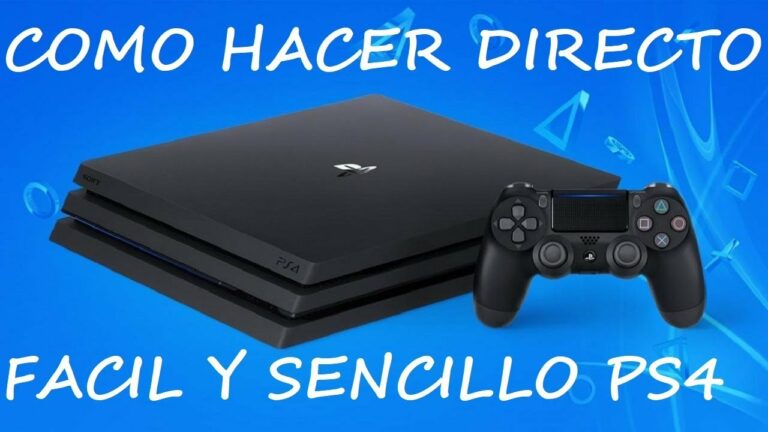 Como hacer directos en play 4