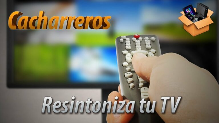 Como resintonizar los canales de la tv