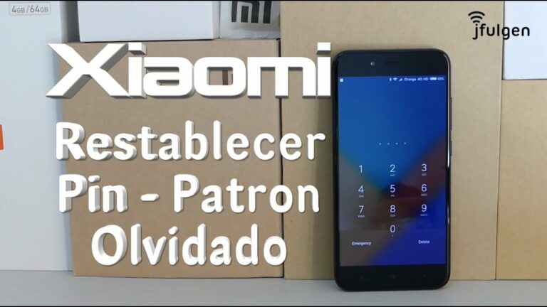 Como desbloquear un xiaomi con contraseña