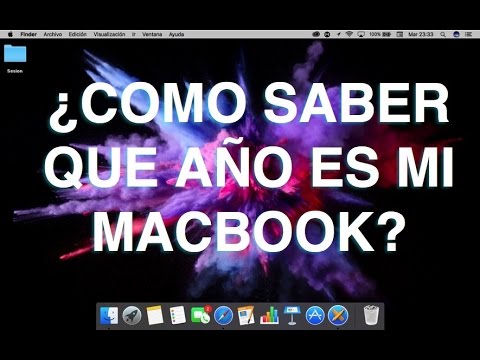 Como saber de que año es mi mac