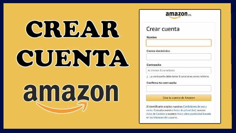 Como abrir una cuenta amazon