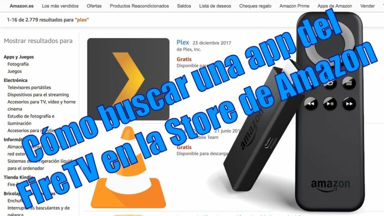 Como buscar aplicaciones en fire tv