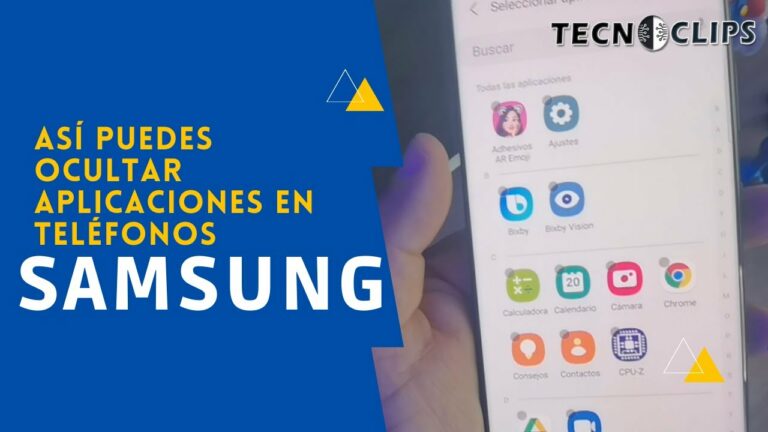 Como ocultar aplicaciones en samsung