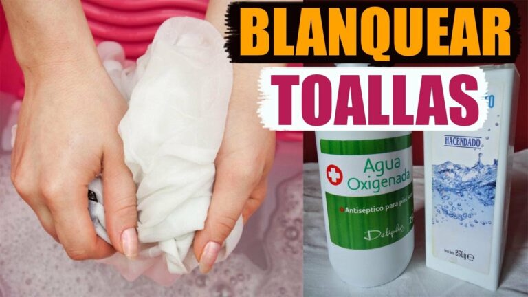 Como blanquear ropa con agua oxigenada