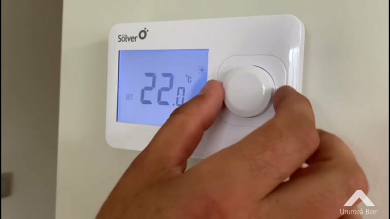 Como funciona termostato suelo radiante